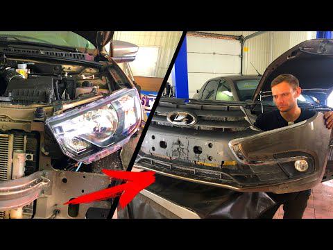 УСТАНОВКА СЕТКИ В БАМПЕР ДЛЯ ЗАЩИТЫ РАДИАТОРА LADA Granta 2022г.в СНЯТИЕ УСТАНОВКА ПЕРЕДНЕГО БАМПЕРА смотреть онлайн