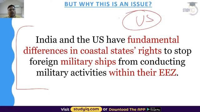 US Navy operation in Exclusive Economic Zone of India without consent - What is EEZ? India US Ties смотреть онлайн