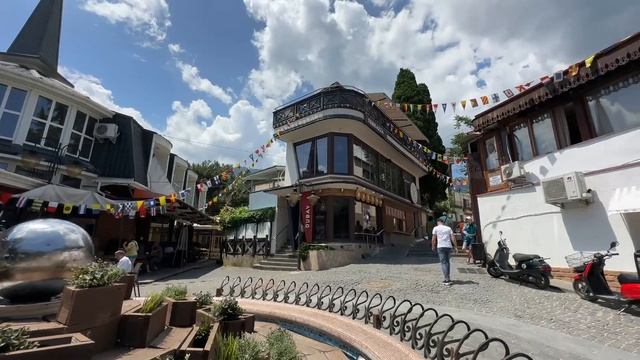 Пляж, Гурзуф, Крым, морская прогулка на пароходе смотреть онлайн