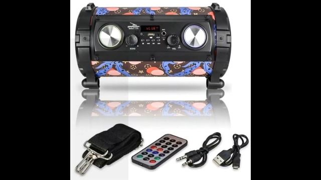 Caixa Som Bluetooth Canhão Portátil Bass Mp3 Usb Fm Led Dp2 смотреть онлайн