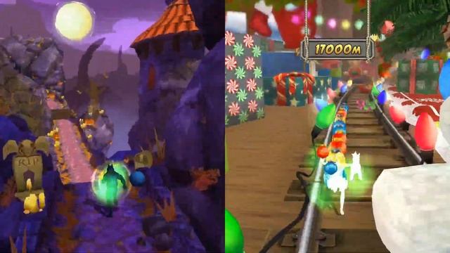 Spooky Summit Halloween VS Winter Toyland Temple Run 2 YaHruDv смотреть онлайн