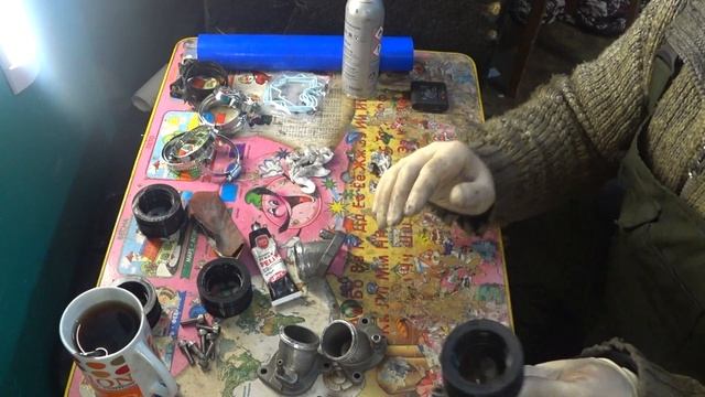 Замена Манифольдов Diversion XJ900//Карбюратор//Синхронизация и результат смотреть онлайн