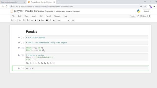What Is Pandas And How To Install Pandas | Pandas Series Array смотреть онлайн