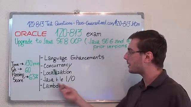 1Z0-813 – Upgrade Exam Java SE 8 Test OCP Questions смотреть онлайн