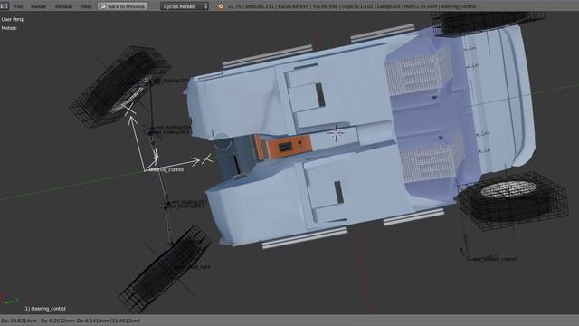 Mercedes-Benz W124 300D 1992 3D model Blender смотреть онлайн
