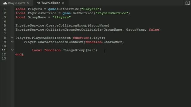 Roblox Studio Tutorial - HOW TO DISABLE PLAYER COLLISION смотреть онлайн