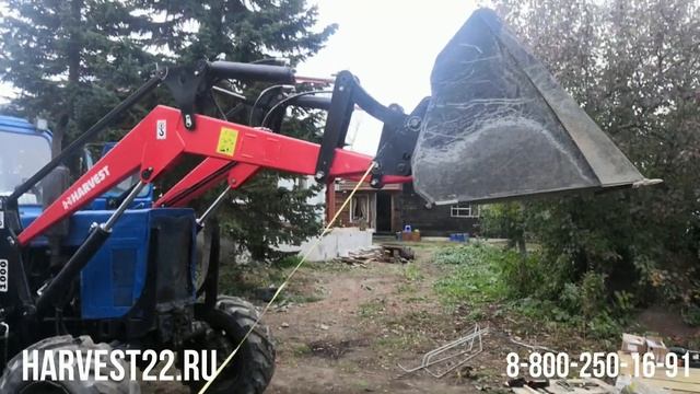 Установка джойстика на навесной погрузчик ХАРВЕСТ 1000 ПЛЮС смотреть онлайн