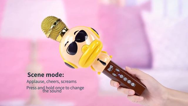 Mini Bluetooth Speaker Karaoke Microphone for kids смотреть онлайн