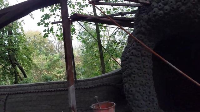 Зона барбекю, обзор работ в парке смотреть онлайн