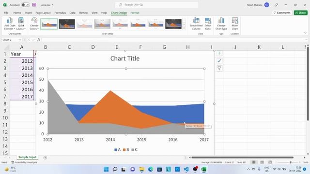Excel 2D Area Chart using Openpyxl смотреть онлайн