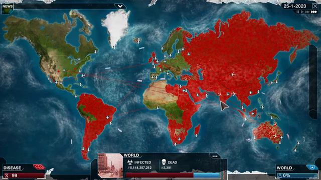 Plague Inc: Evolved - Fungus (normal walkthrough) смотреть онлайн