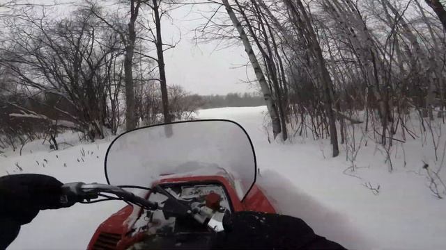 Boring, Slow, And Beautiful Snow Grooming On The Yamaha Bravo 2019