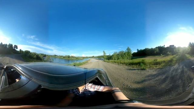 Едем через мост в Лопаево 360°