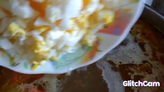 Суп с вермишелью # И яйцом .????