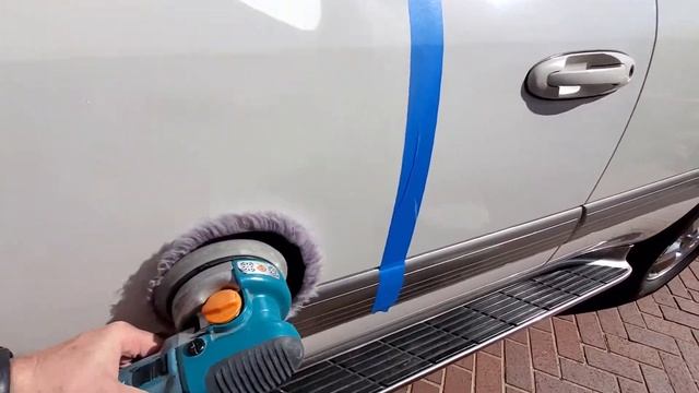 Toyota white paint polishing Landcruiser 1 coat process white смотреть онлайн