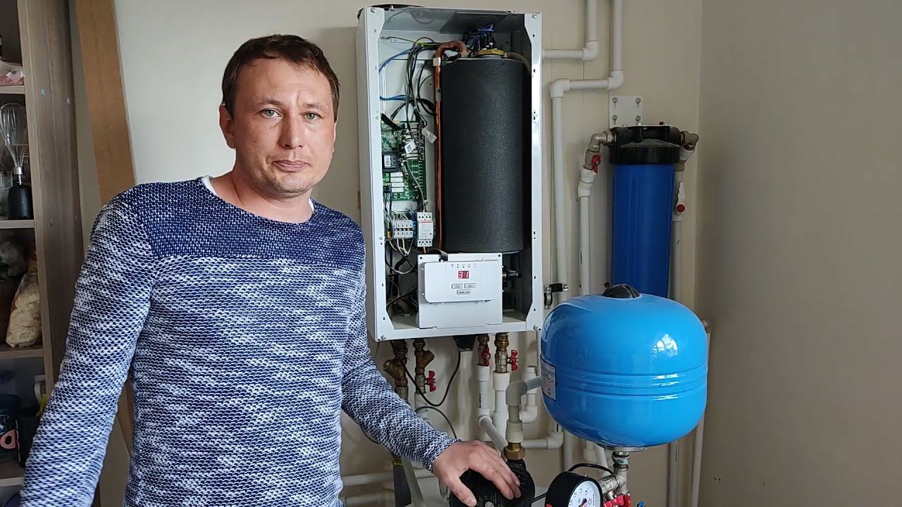 электрокотел с бойлером косвенного нагрева через фугас смотреть онлайн