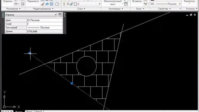 уроки AutoCAD 5 Штриховки смотреть онлайн