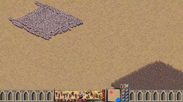 1,000 Knights VS 4,000 Crossbowmen | Stronghold Crusader HD смотреть онлайн