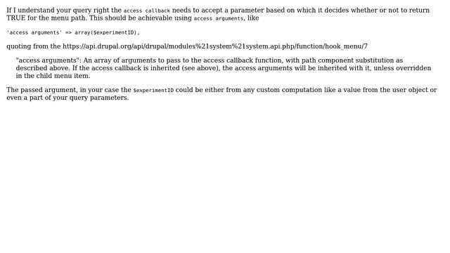 Drupal: Is there a way to call "access callback" with parameters? (3 Solutions!!) смотреть онлайн