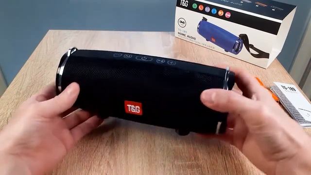 Портативная Bluetooth колонка T&G 189 Быстрый обзор смотреть онлайн