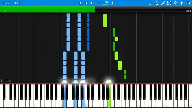 LEGO NINJAGO - Enter the Tournament by The Fold | Synthesia Piano Tutorial смотреть онлайн
