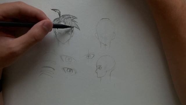 Как нарисовать аниме волосы. С примерами. смотреть онлайн