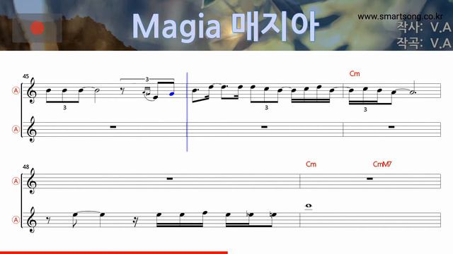 Magia - Various Artists (Alto Saxophone Sheet Music Cm Key / Karaoke / Easy Solo Cover) смотреть онлайн
