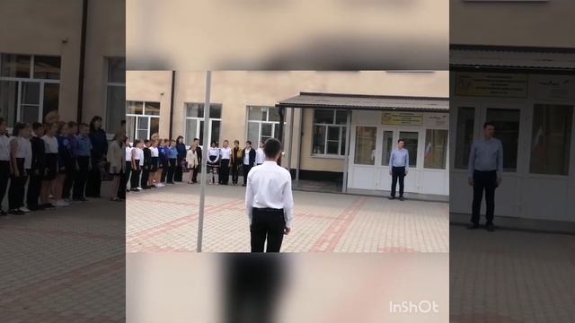 Спуск флага в МБОУ СОШ № 41 смотреть онлайн