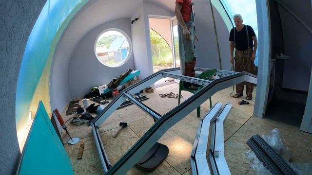 Сборка модульного дома Лотос Дом на объекте. смотреть онлайн