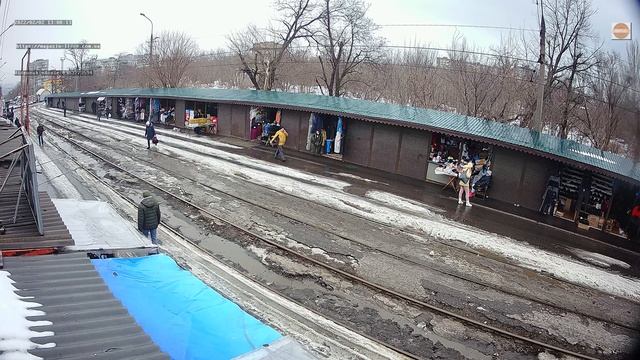 Онлайн камера на Центральном рынке в Мариуполе по ул. Казанцева (резерв) смотреть онлайн