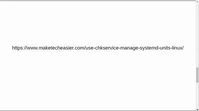 Manage systemd with chkservice смотреть онлайн