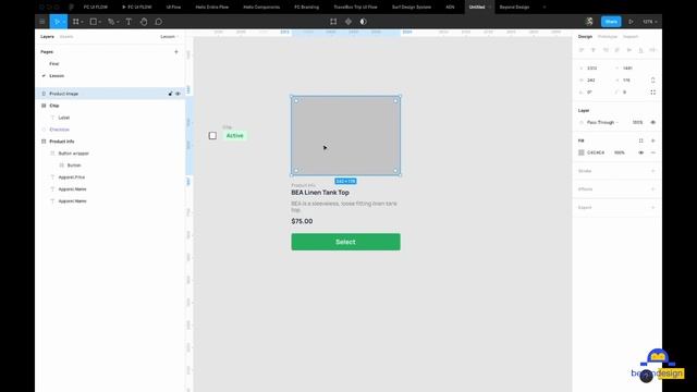 Create a responsive card with Figma Auto Layout - Crash Course смотреть онлайн