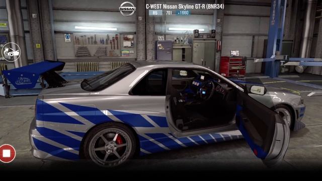 c-west nissan skyline GT-R (brn34) смотреть онлайн