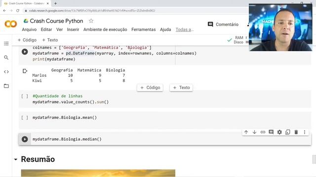 TRANSFORMANDO ARRAY EM DATAFRAME - NUMPY смотреть онлайн