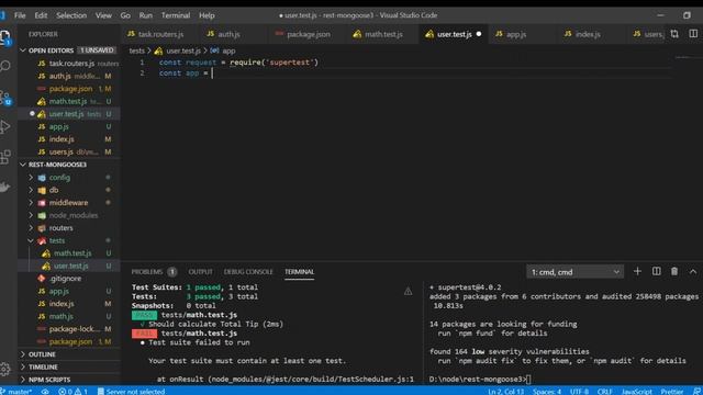 Testing Express APIs with Supertest | Testing NodeJs/Express API with Jest and Supertest смотреть онлайн