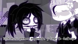 meme creepypasta «Я работаю» (Slenderman×Jeff the killer) Gacha Club