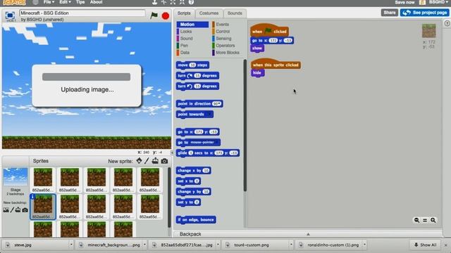How To Code A Minecraft Game - Scratch Programming - [1] смотреть онлайн