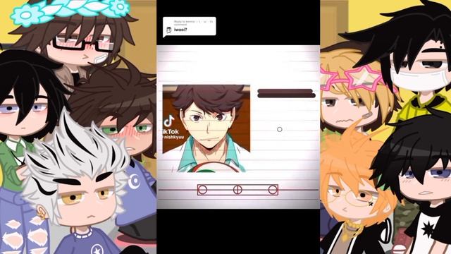 ★Haikyuu!! React To Ships!!★ (IwaOi) [Part 1/4] смотреть онлайн