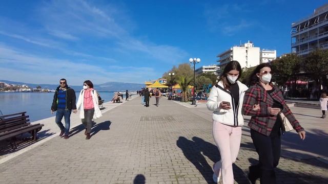 CHALKIDA Walking Tour, Natural City Sounds - The City Of CRAZY WATERS | GREECE смотреть онлайн
