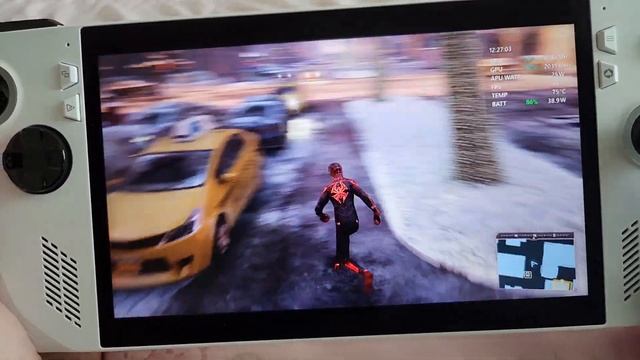 Spider-Man: Miles Morales GAMEPLAY on ROG Ally смотреть онлайн