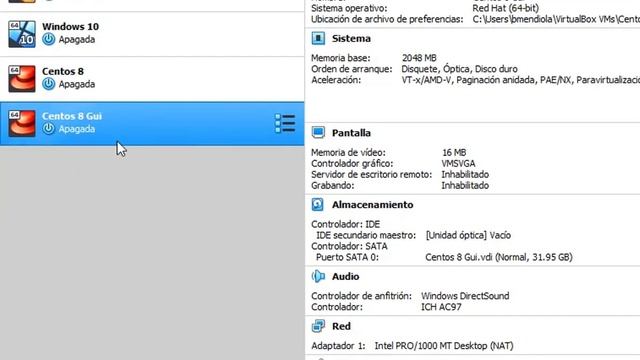 Instalar Centos 8 con Interfaz Grafica con Virtualbox смотреть онлайн