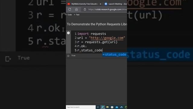 Python Requests Module Example on Google.com URL смотреть онлайн