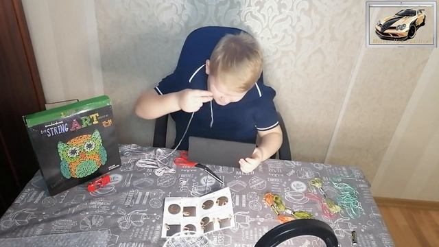 String Art картина своими руками нитками на гвоздях Cова мастеркласс Mister Ilya Positive часть4 смотреть онлайн