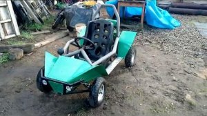 картинг багги своими руками (с мотором от бензопилы урал)