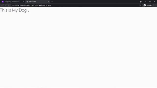 Bootstrap Heading смотреть онлайн