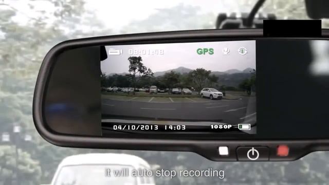 Зеркало Видеорегистратор Vehicle Blackbox DVR