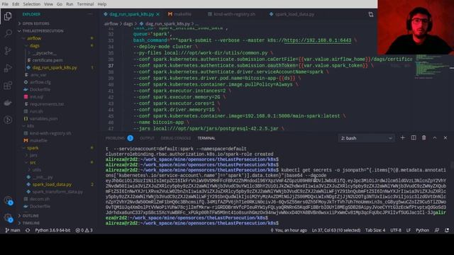 Distributed data pipeline using Airflow and Spark on kubernetes смотреть онлайн