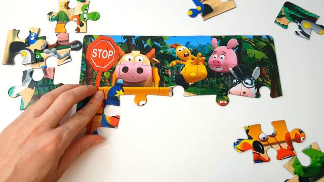 Jungle Junction Disney PUZZLES Clementoni SuperColor Rompecabezas de Jungle Junction смотреть онлайн