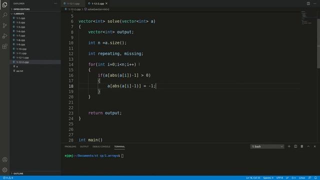 Repeat and Missing Number Array (Part-2) | Algorithm Simplified | Tutorial 12 смотреть онлайн
