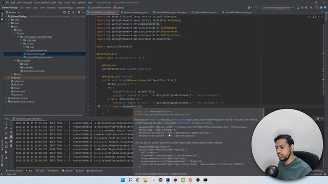 2/2 | RESTful | File Uploader App | Spring Boot | IntelliJ | Postman | Development from SCRATCH смотреть онлайн